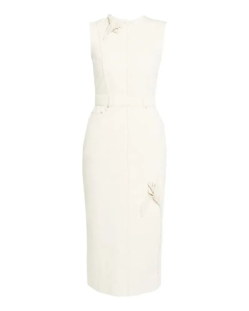 Erdem Midikleid mit rundem Ausschnitt - Nude Nude