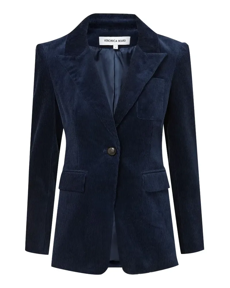 Veronica Beard Livvy Dickey Jacke aus Cord - Blau Blau