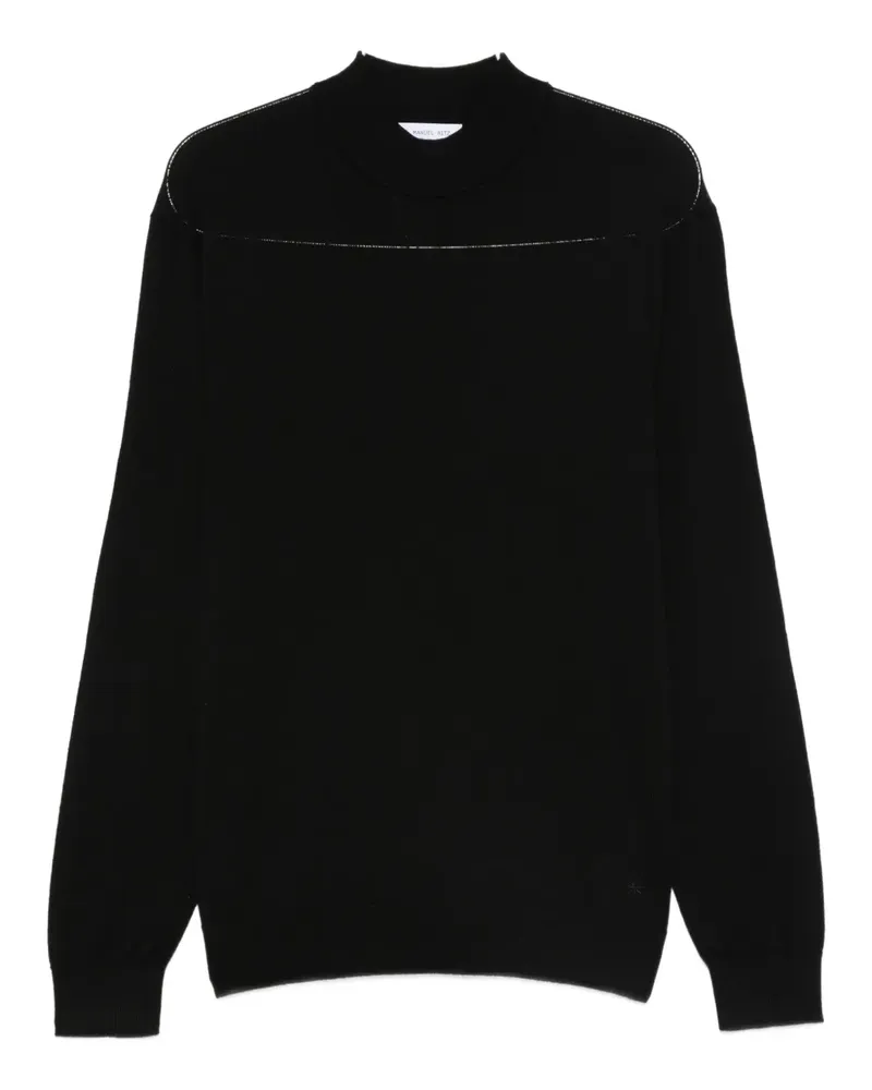 Manuel Ritz mock-neck sweater - Schwarz Schwarz