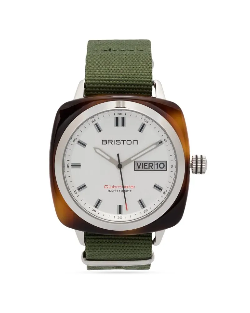 BRISTON Clubmaster Sport 42mm - Weiß Weiß