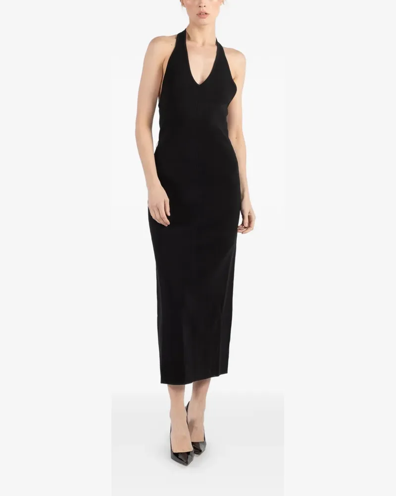 Esse Studios fringed-tie dress - Schwarz Schwarz