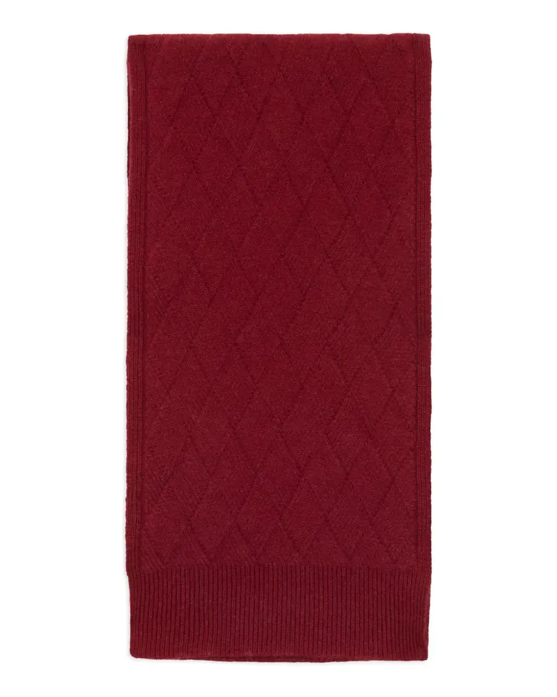 Malo diamond-pattern scarf - Rot Rot