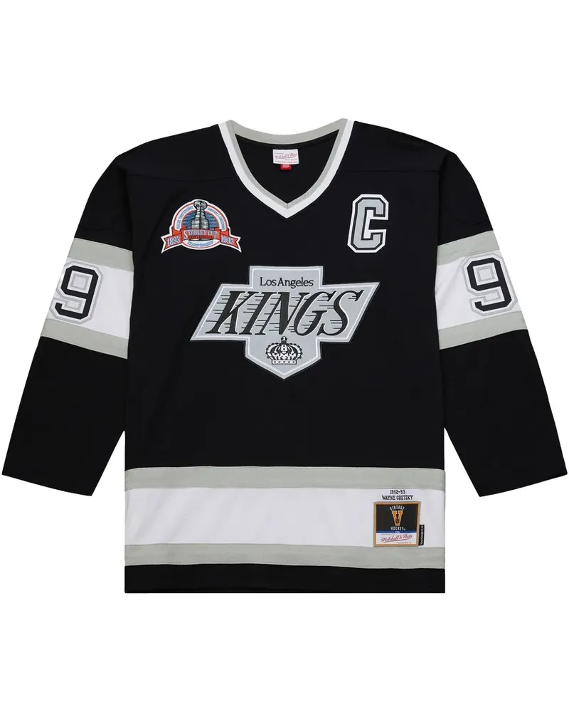 Mitchell & Ness NHL "Kings 1992 Wayne Gretzsky" Trikot - Schwarz Schwarz