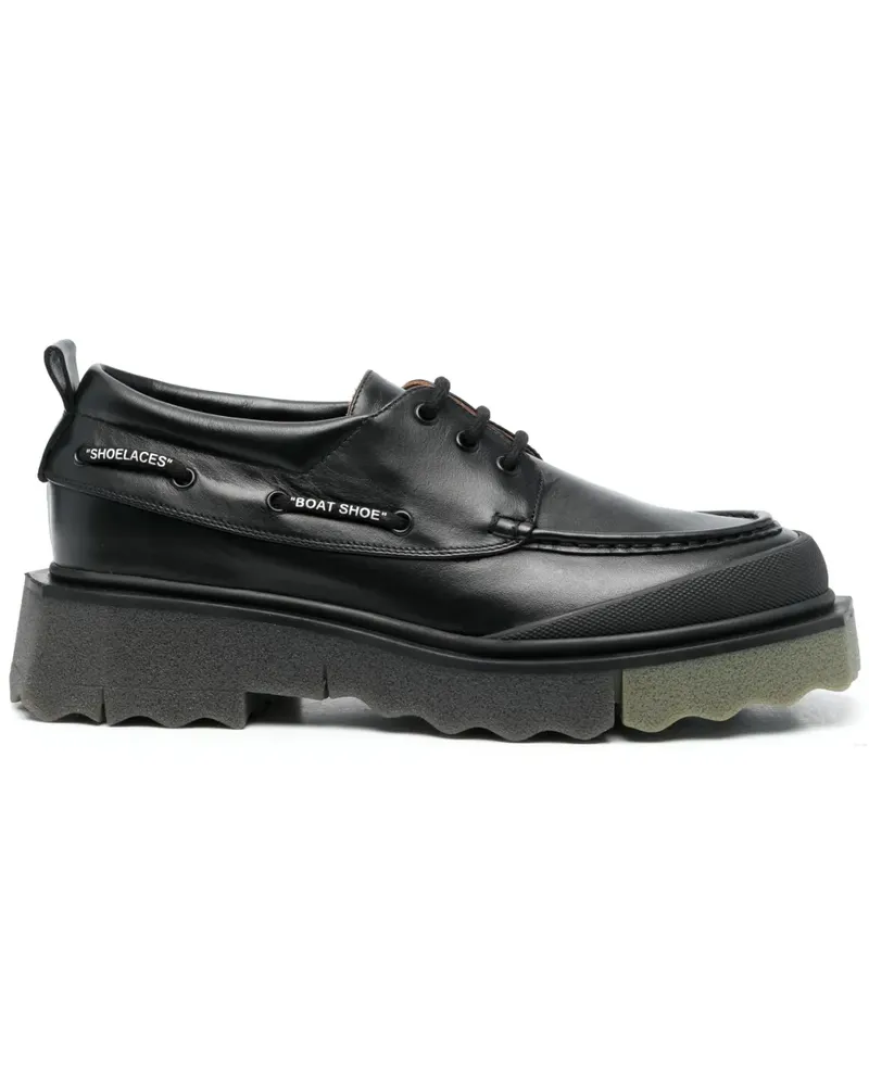 OFF-WHITE Sponge Derby-Schuhe - Schwarz Schwarz