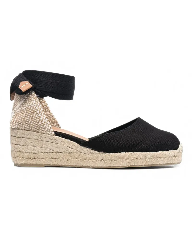 Castañer Carina wedge espadrilles - Schwarz Schwarz