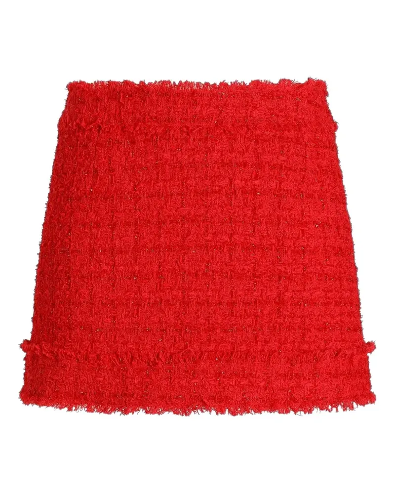 Dolce & Gabbana Rachel Tweed-Minirock - Rot Rot