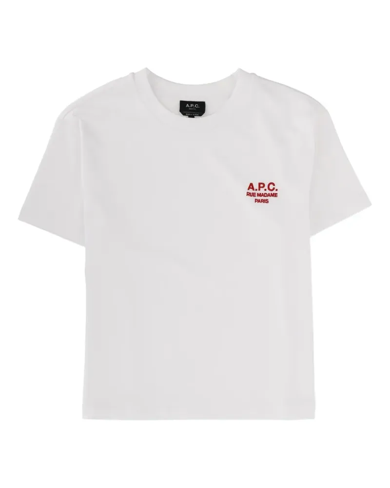 A.P.C. Klassisches T-Shirt - Weiß Weiß