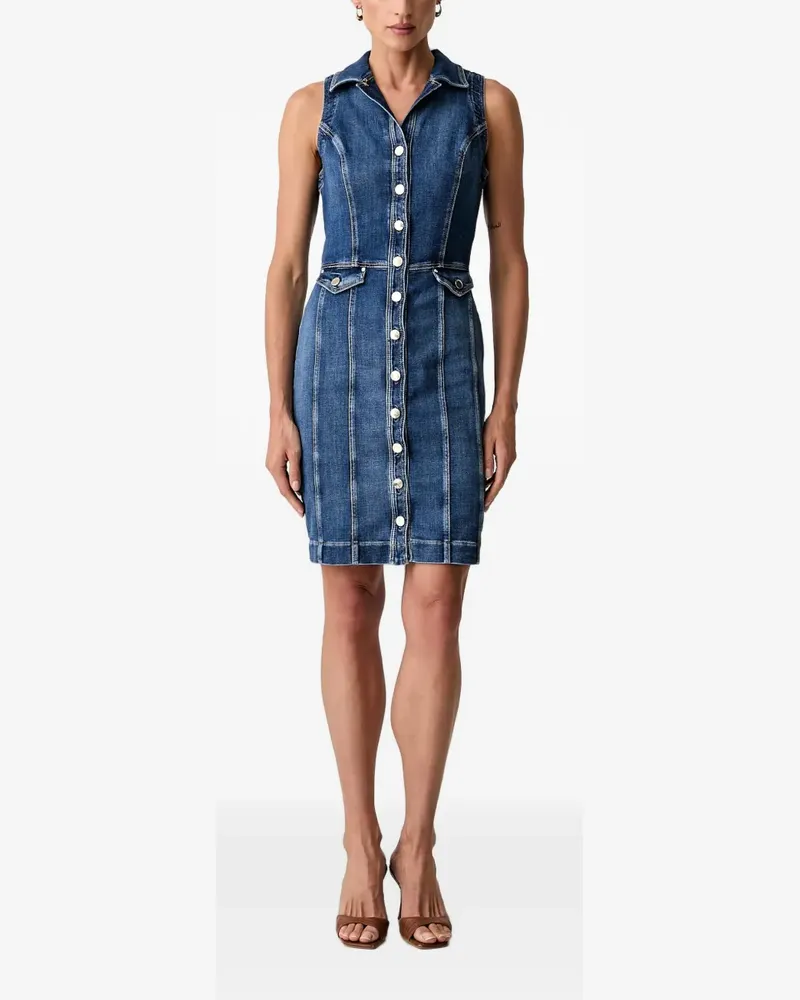 Guess Kleid mit Knöpfen - Blau Blau
