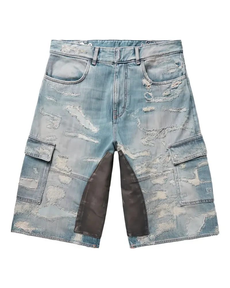 Givenchy multicutted shorts - Blau Blau