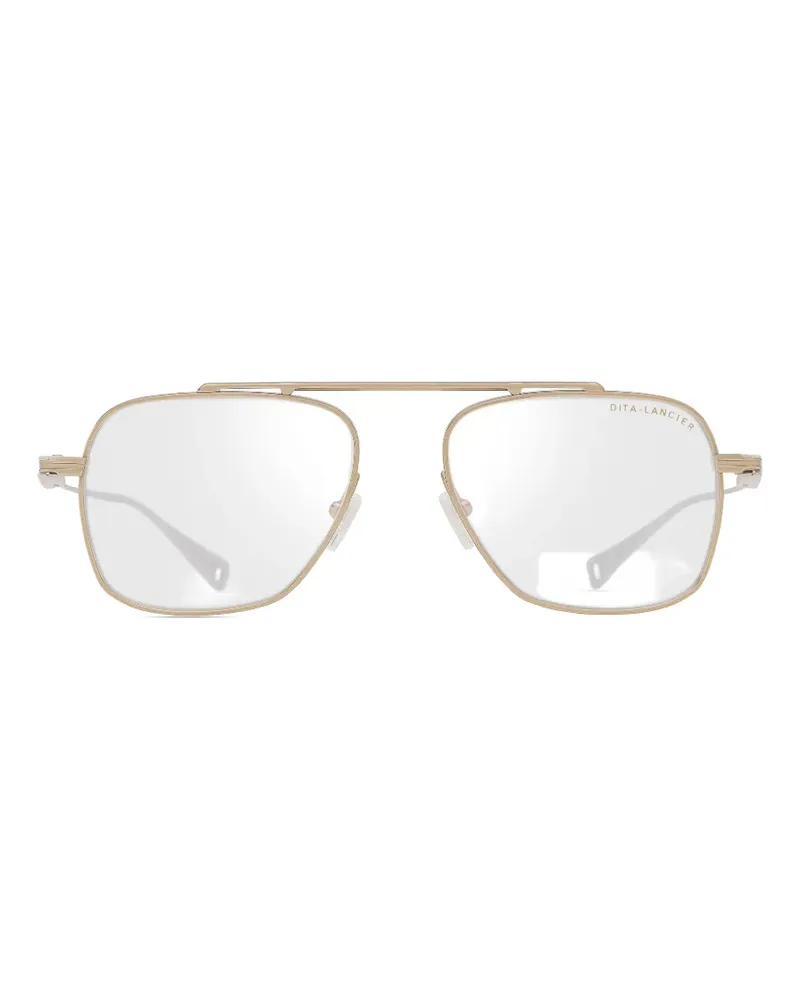 DITA LSA-140 geometric-frame glasses - Gold Gold