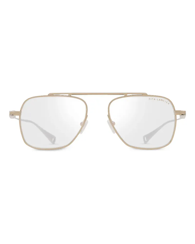 DITA LSA-140 geometric-frame glasses - Gold Gold