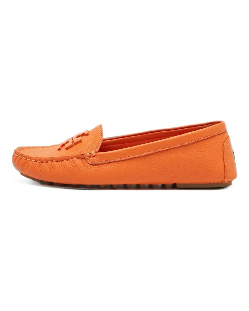 Tory Burch Lowell Loafer mit Logo - Orange Orange