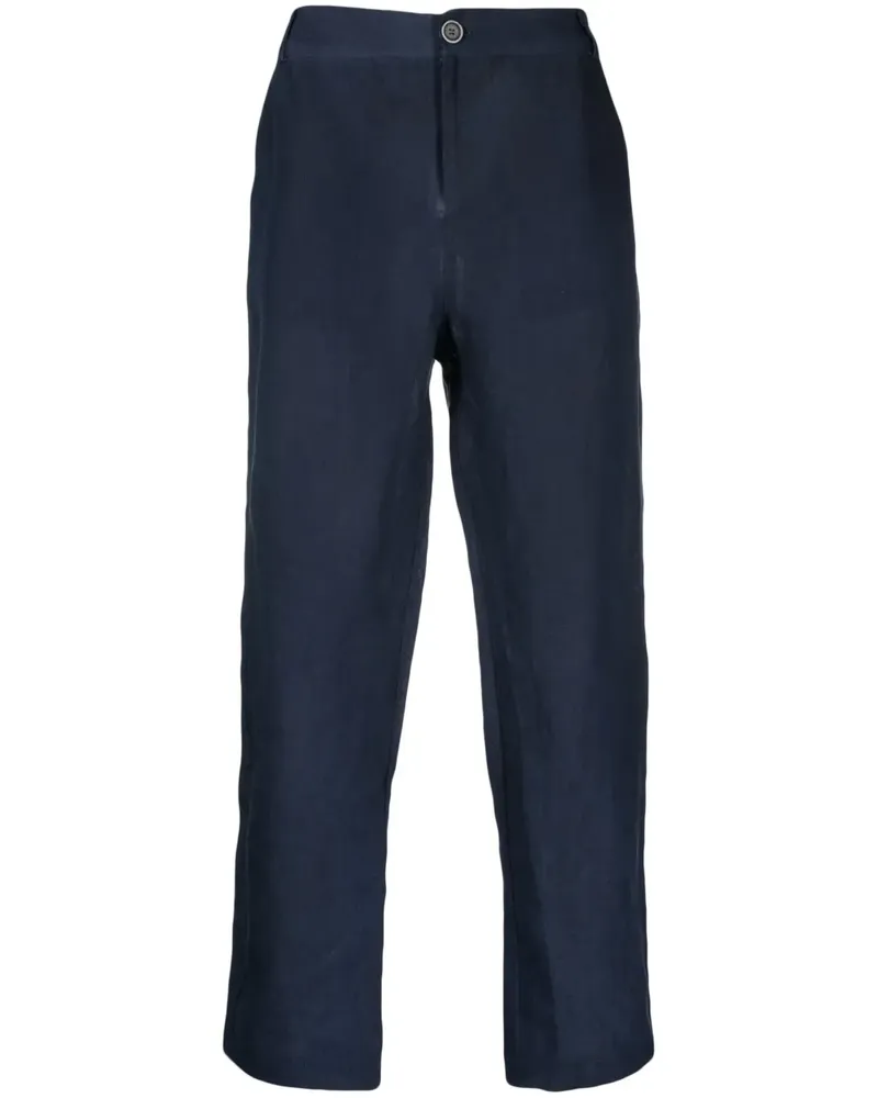Avant Toi Straight-Leg-Hose aus Hanf - Blau Blau