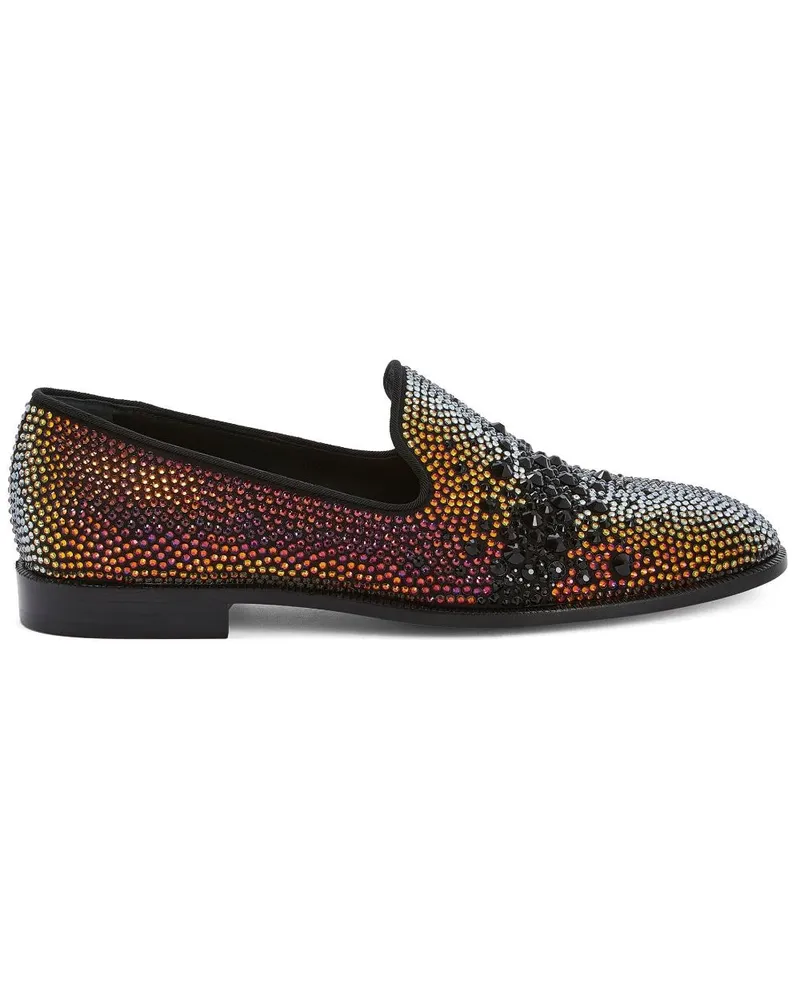 Giuseppe Zanotti Marthinique Loafer mit Kristallen - Schwarz Schwarz