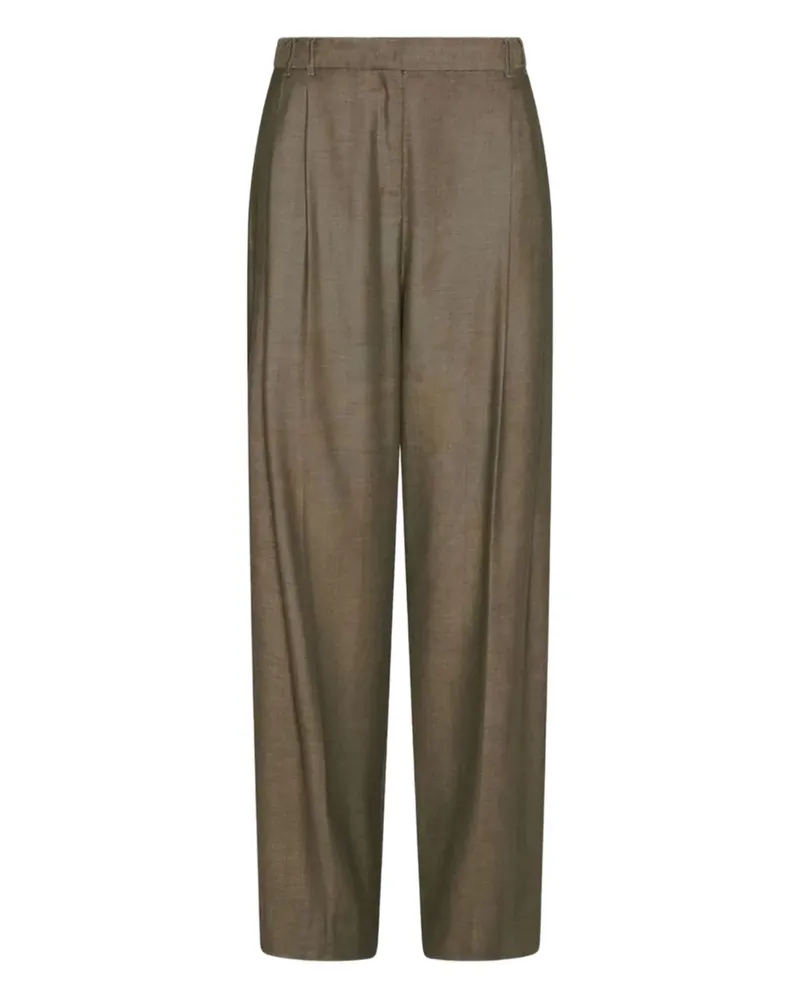 MARELLA Hull Bundfaltenhose mit geradem Bein - Grün Grün