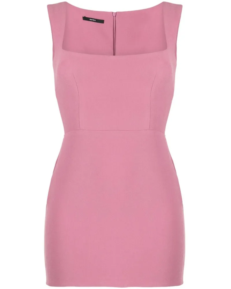 Alex Perry Minikleid mit eckigem Ausschnitt - Rosa Rosa