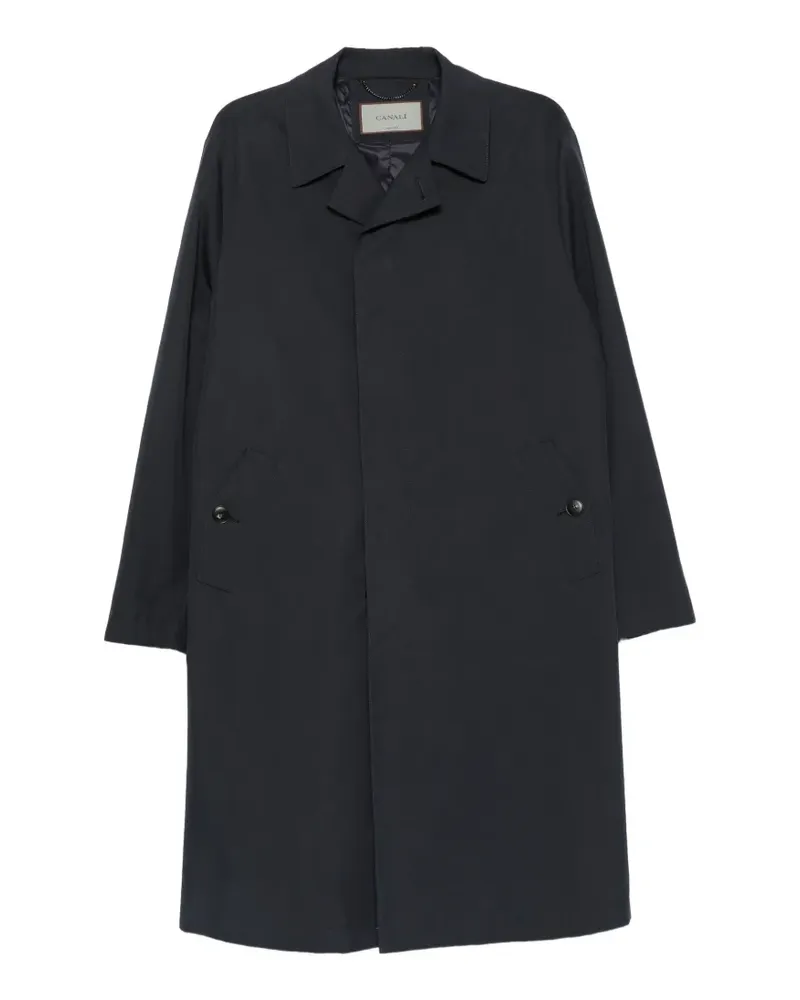 Canali Einreihiger Mantel - Blau Blau