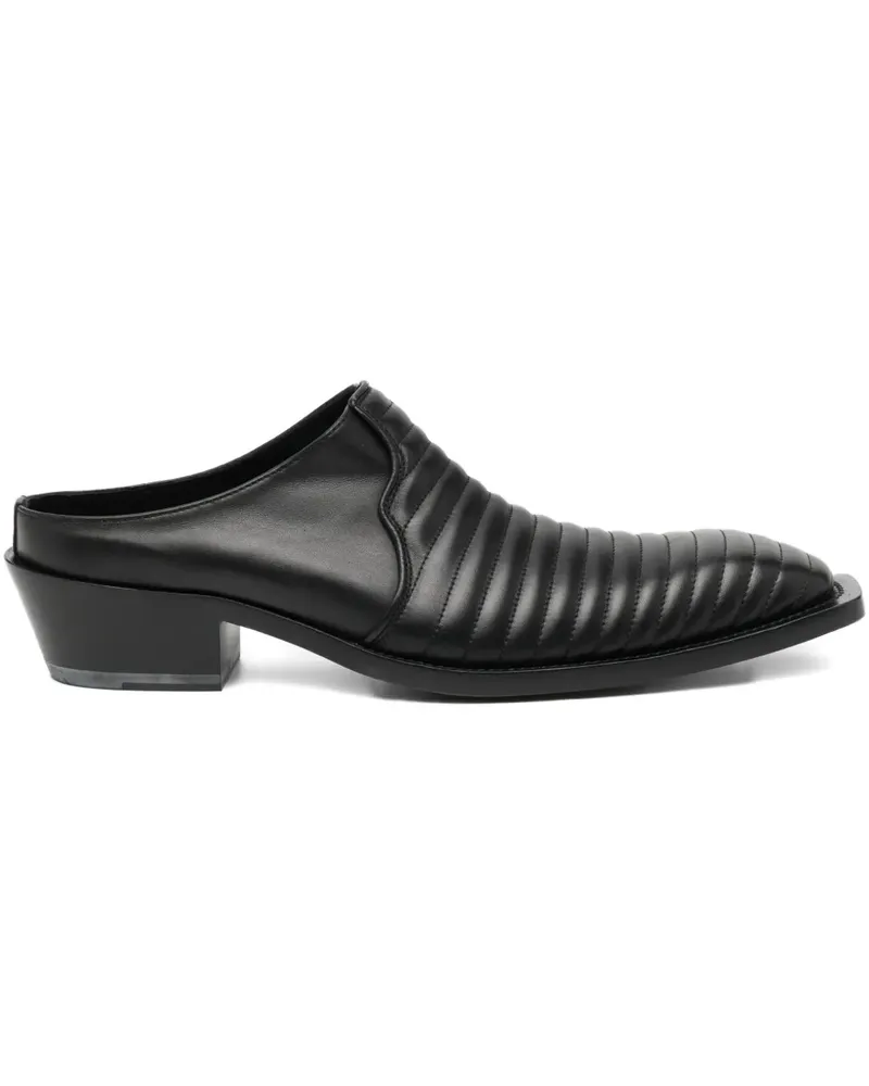 Martine Rose Cowboy Mules - Schwarz Schwarz
