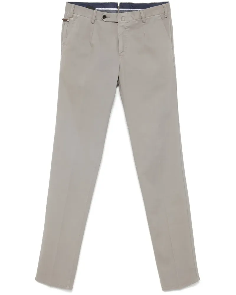 PT TORINO Hose mit schmalem Schnitt - Grau Grau
