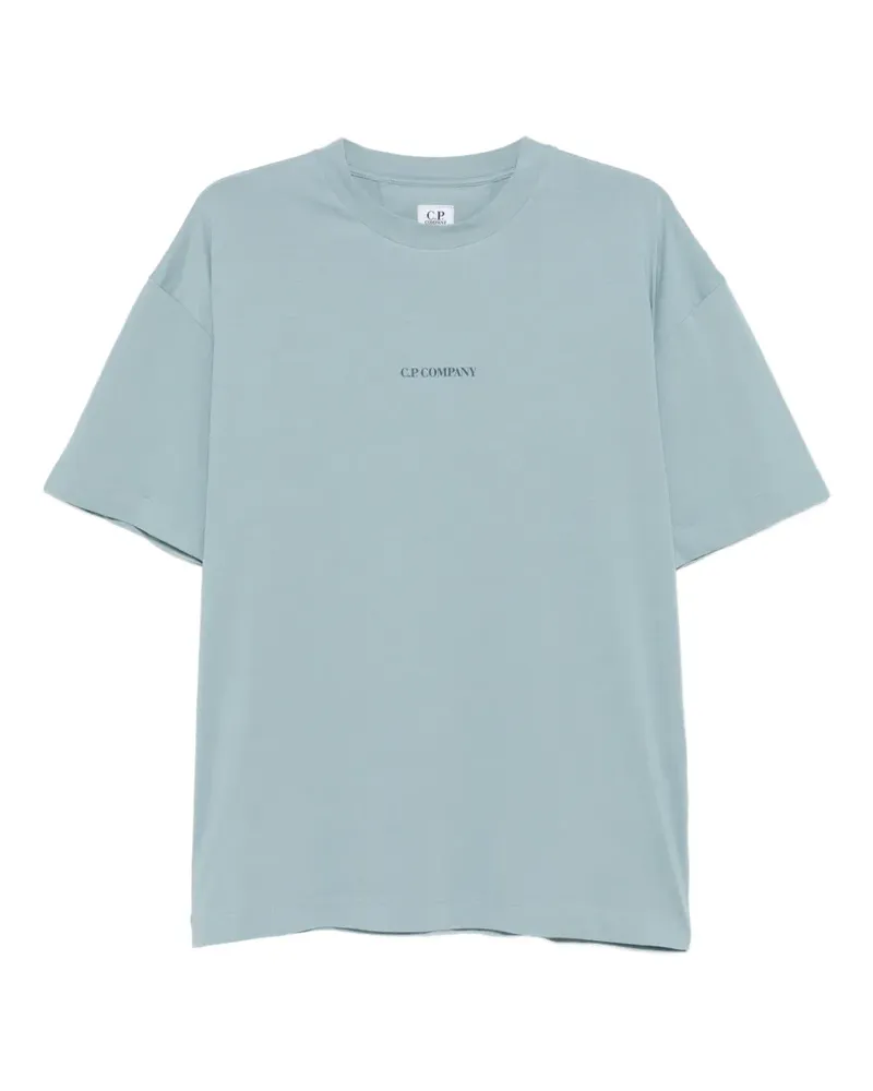C.P. Company logo T-shirt - Blau Blau