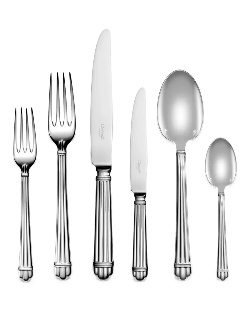 Christofle Aria cutlery set (set of 110) - Silber Silber