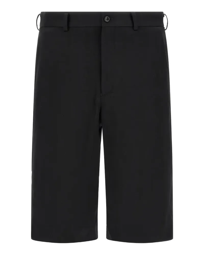 Comme des Garçons zip-detail wool shorts - Schwarz Schwarz