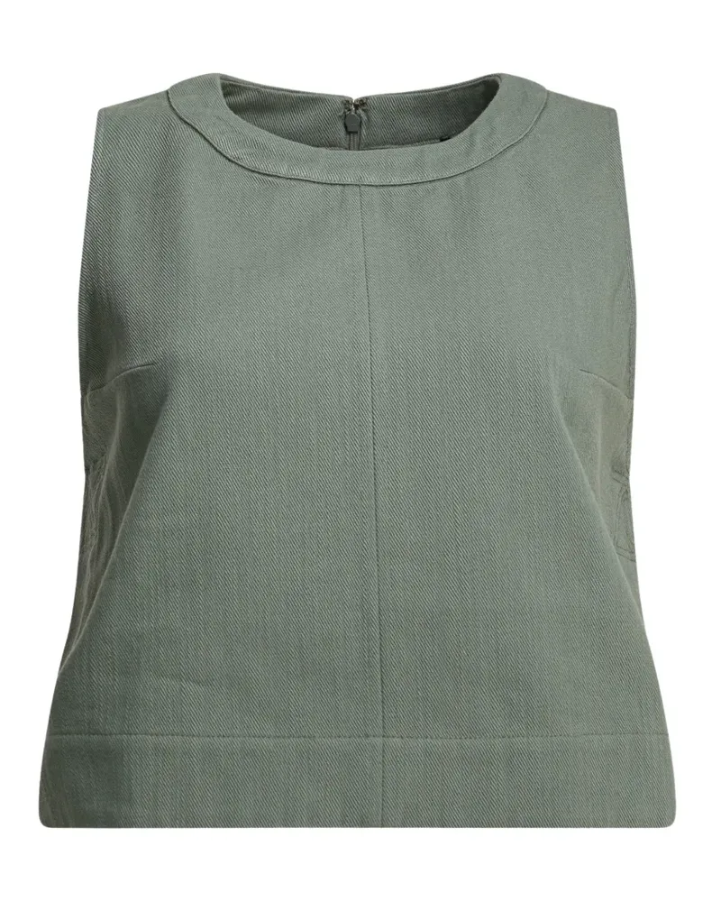 Soeur twill sleeveless top - Grün Grün