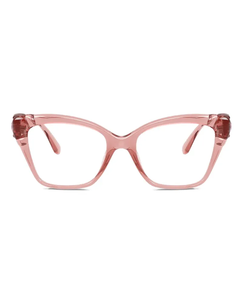 Swarovski Brille mit Kristallen - Rosa Rosa