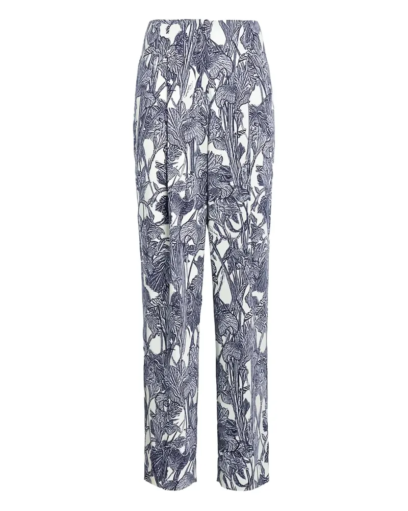 Roberto Cavalli Hose mit Print - Blau Blau