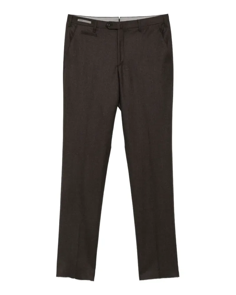 Corneliani Klassische Straight-Leg-Hose - Braun Braun