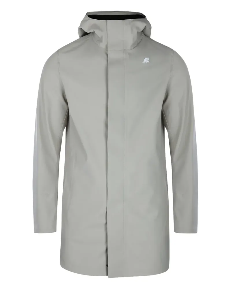 K-Way Lange Kapuzenjacke - Nude Nude