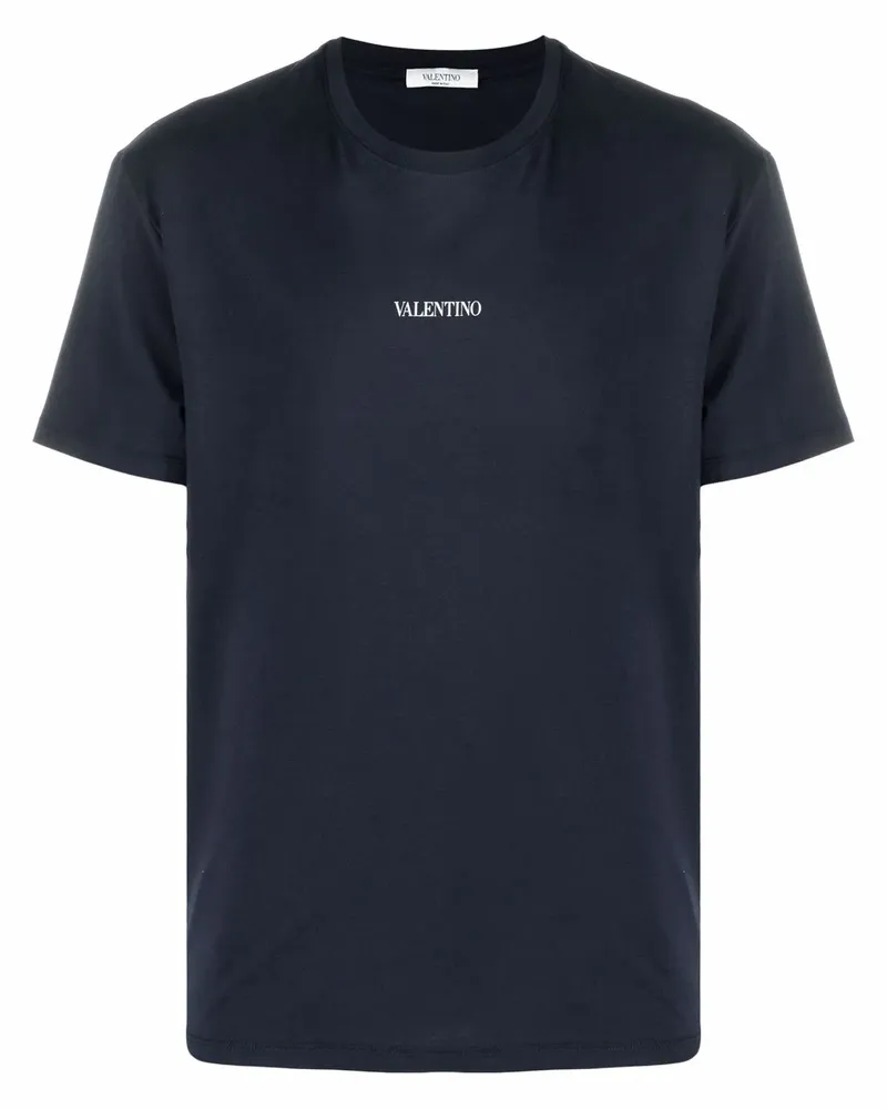 Valentino Garavani T-Shirt mit Logo-Print - Blau Blau