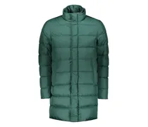 Wattierte Jacke mit Stehkragen - Grün