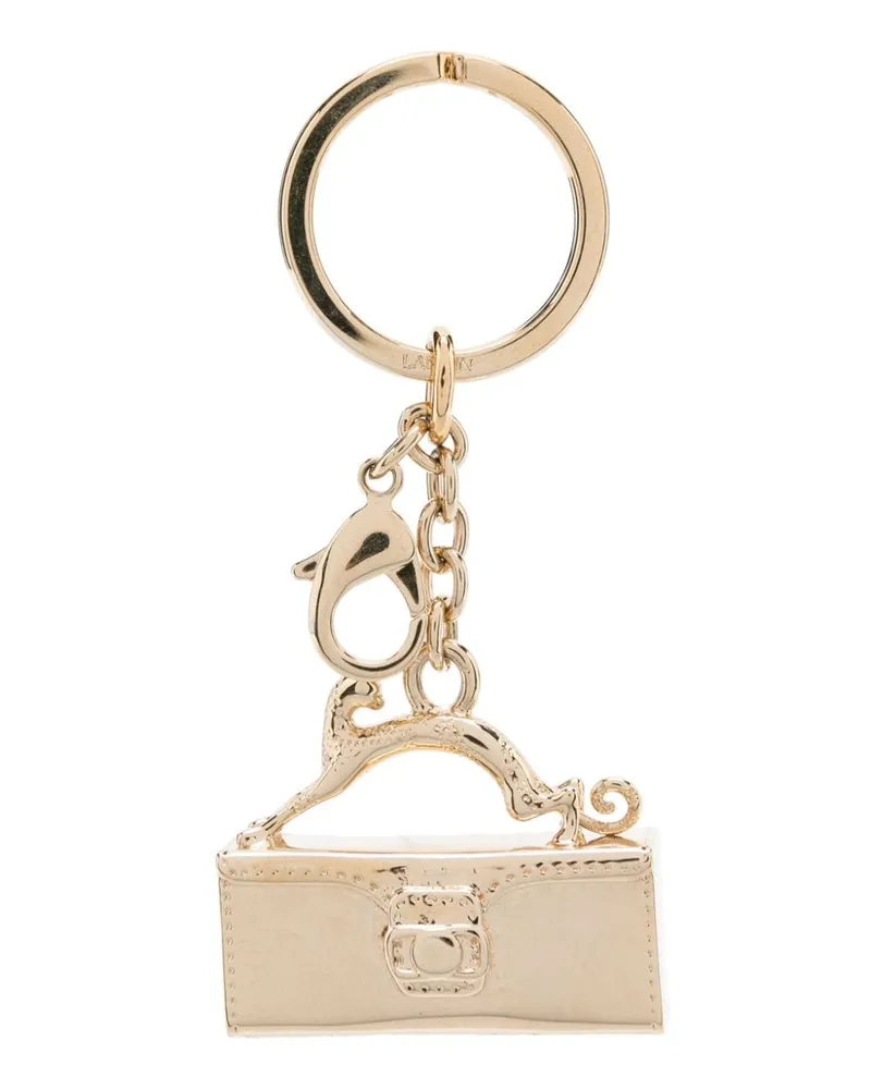 Lanvin Schlüsselanhänger mit Katze - Gold Gold