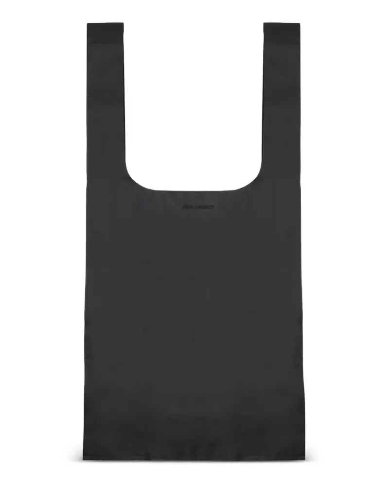 Our Legacy logo-embroidered tote bag - Schwarz Schwarz