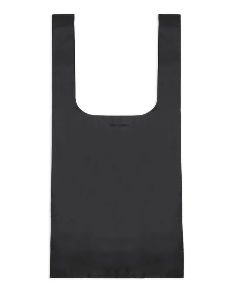 Our Legacy logo-embroidered tote bag - Schwarz Schwarz