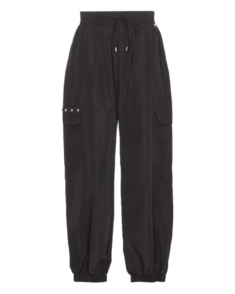 Liu Jo elasticated-waistband track pants - Schwarz Schwarz