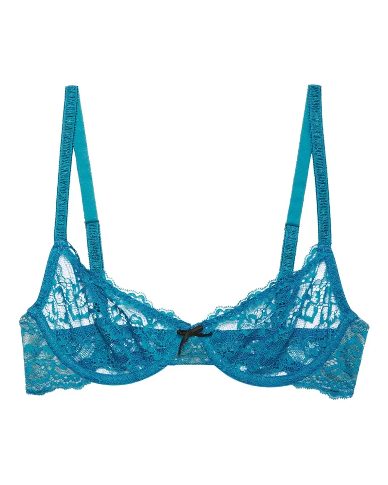 Fleur Du Mal Bianca Lace bra - Blau Blau