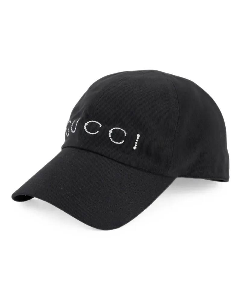 Gucci Verzierte Baseballkappe - Schwarz Schwarz