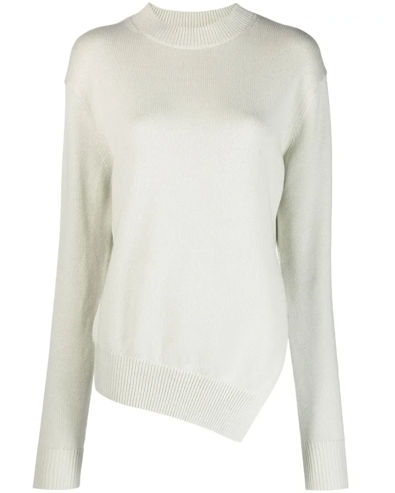 Studio Nicholson Asymmetrischer Shiso Pullover - Nude Nude