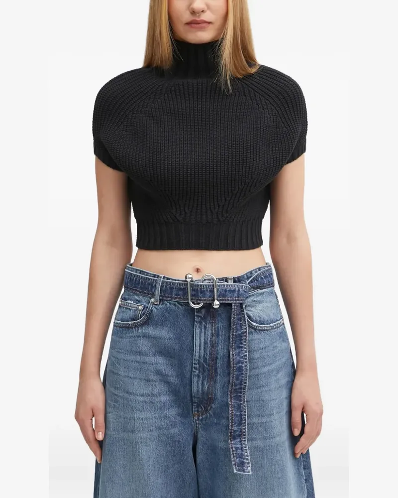 SPORTMAX Pullover mit Rollkragen - Schwarz Schwarz