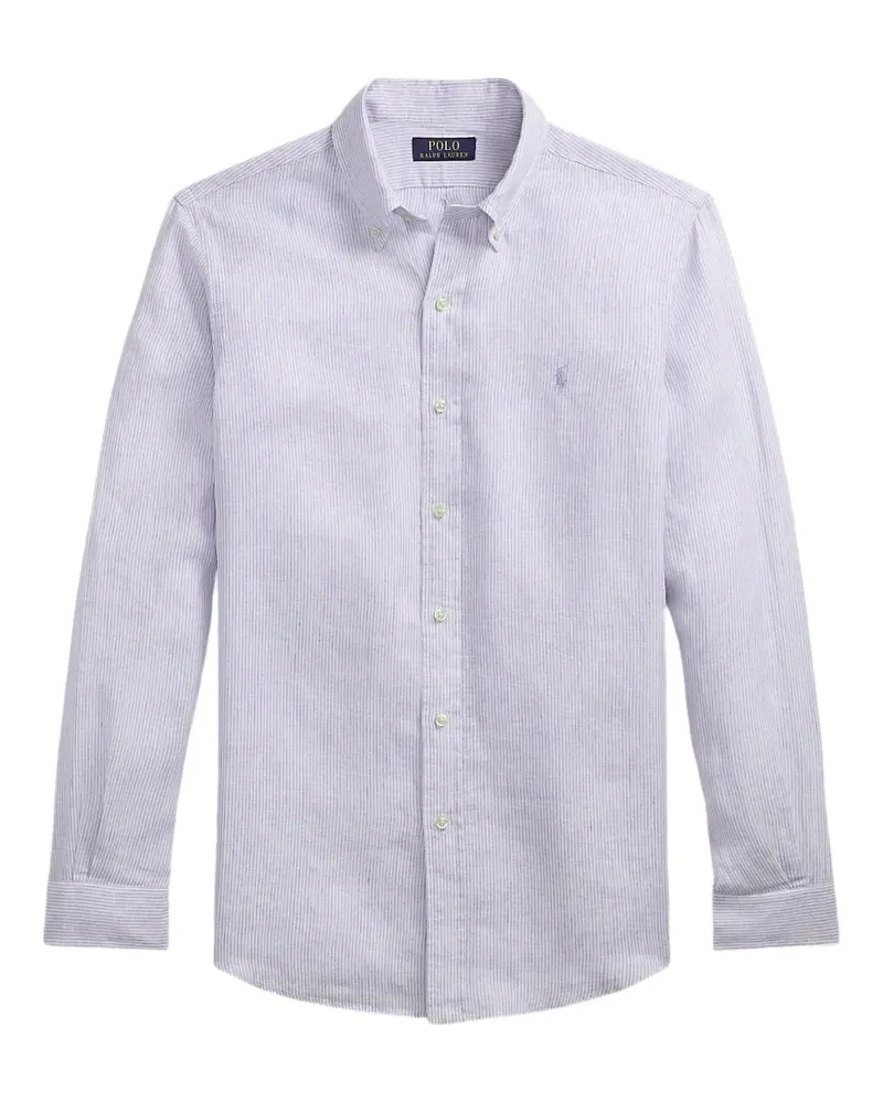 Ralph Lauren Hemd aus Leinen - Violett Violett