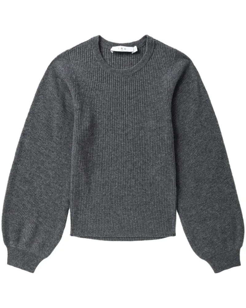 IRO Gerippter Kaschmirpullover - Grau Grau