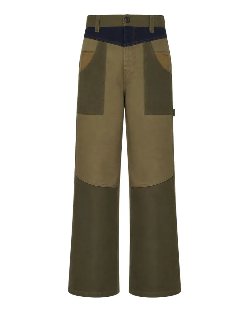 Andersson Bell Austin patchwork panelled jeans - Grün Grün