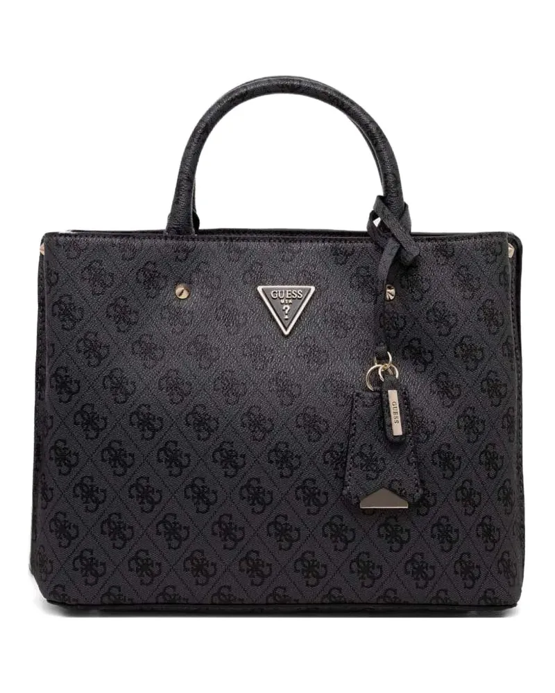 Guess Shopper mit Triangel-Logo - Schwarz Schwarz