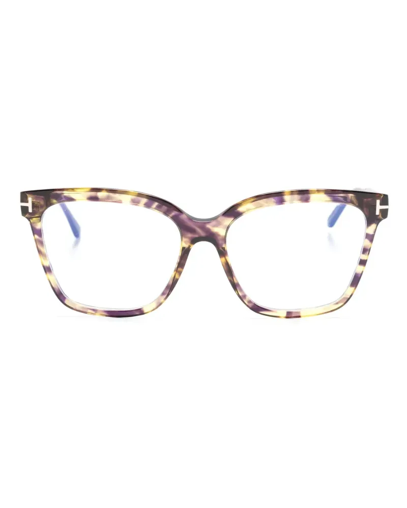 Tom Ford Oversized-Brille in Schildpattoptik - Braun Braun