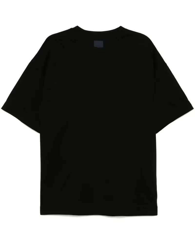JUUN.J T-Shirt mit Logo-Stickerei - Schwarz Schwarz