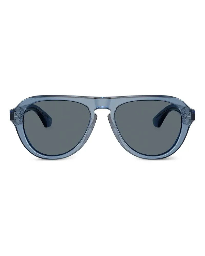Burberry Sonnenbrille mit rundem Gestell - Blau Blau