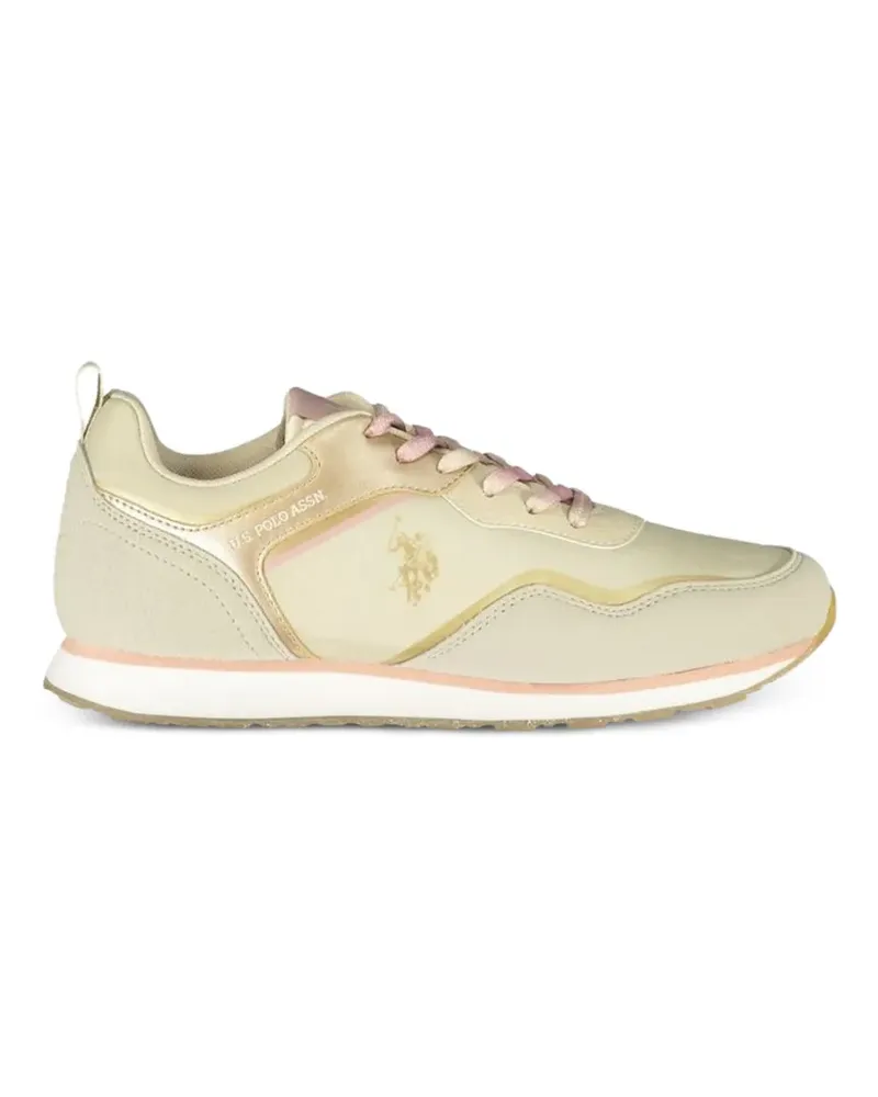 Ralph Lauren panelled sneakers - Nude Nude