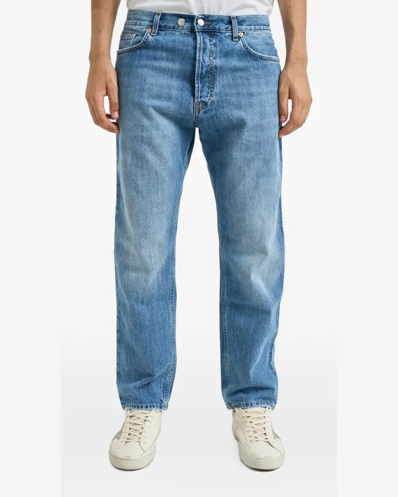 Department 5 Ausgeblichene Musso Tapered-Jeans - Blau Blau